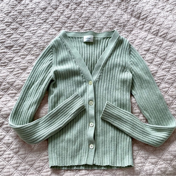 Wilfred Adore Cardigan in Mint Green - Picture 1 of 3